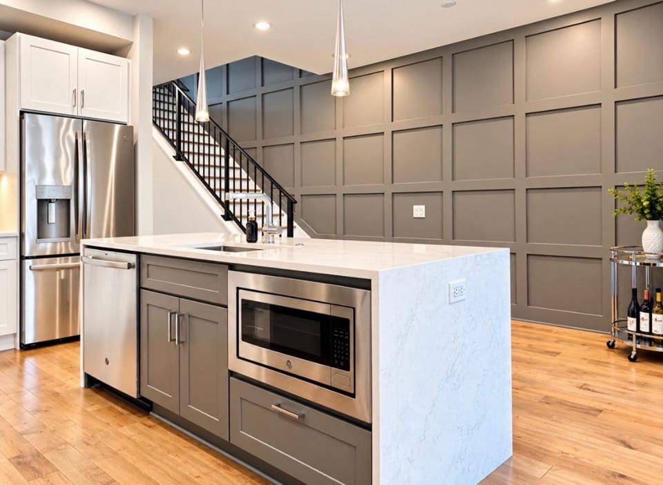Upscale 3BDR Penthouse with Rooftop TV and Stunning Capitol and Monument Views Near Popular H Street Corridor Parking Included Free Cancellation House in District of Columbia