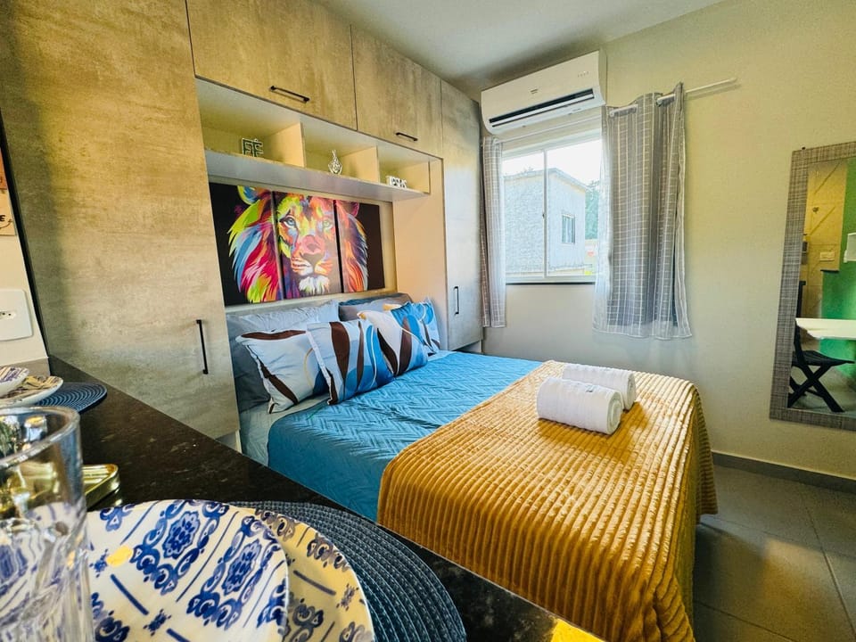 Bed, Photo of the whole room, Bedroom, wardrobe