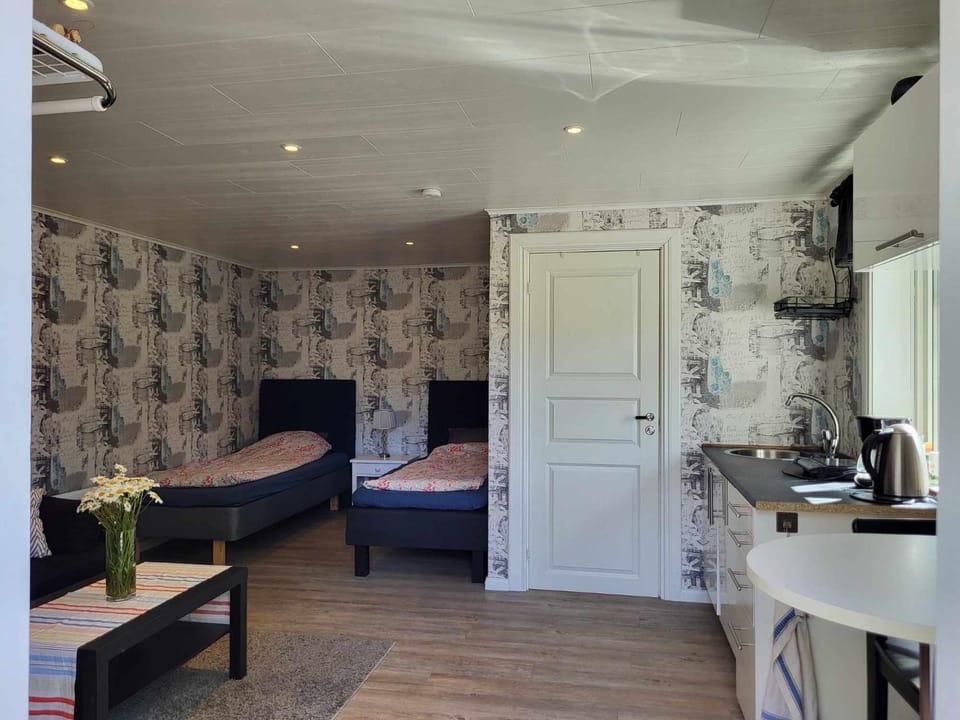 Bed, Kitchen or kitchenette, Photo of the whole room, Bedroom