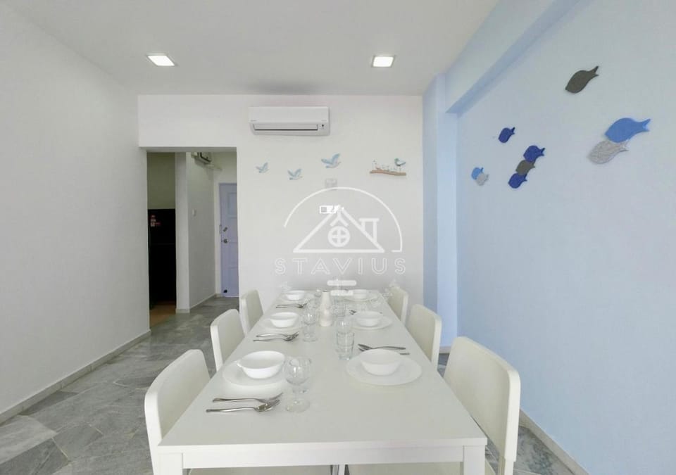 Dining area, air conditioner