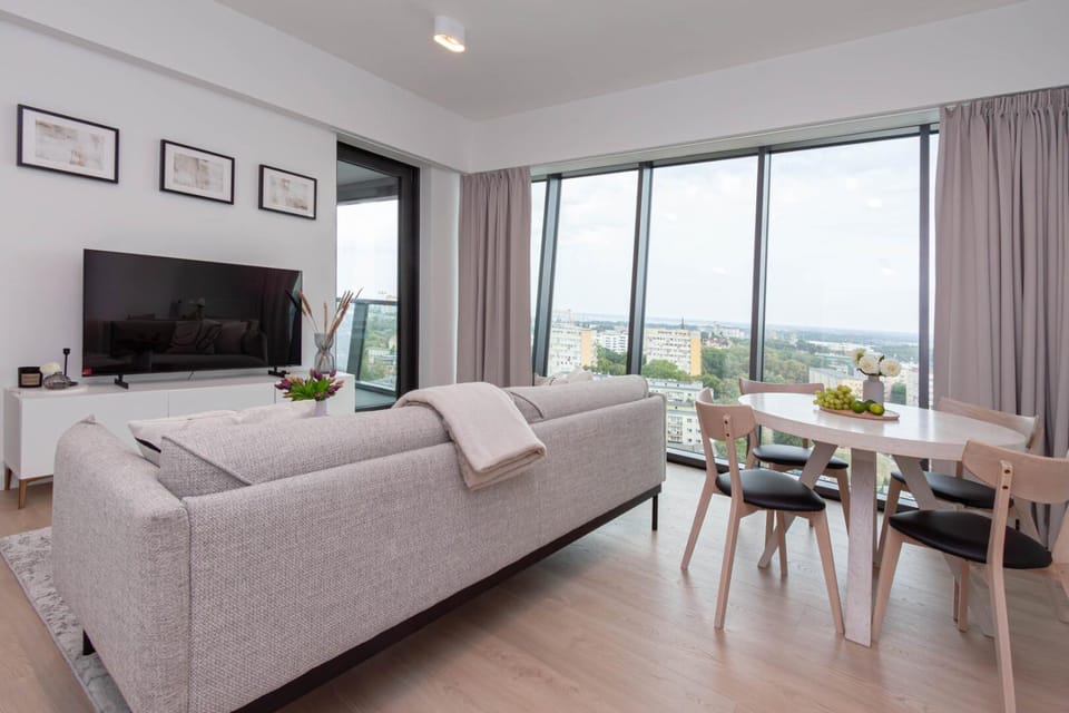 Communal lounge/ TV room, Spring, Winter, Summer, TV and multimedia, View (from property/room), Living room, Seating area, Dining area, Evening entertainment, City view, City view, Family, air conditioner