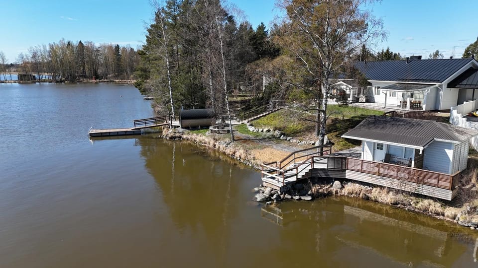 Property building, Day, Natural landscape, River view