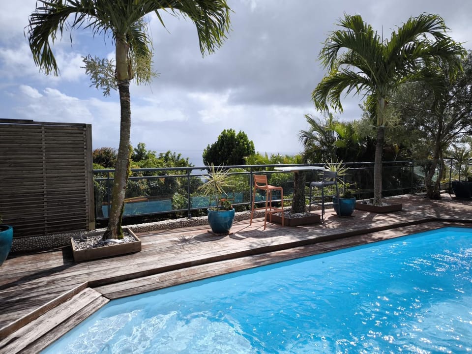 Patio, View (from property/room), Balcony/Terrace, Garden view, Pool view, Sea view, Swimming pool