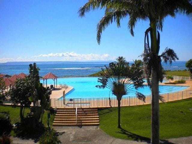 Natural landscape, Pool view, Sea view, Swimming pool, sunbed