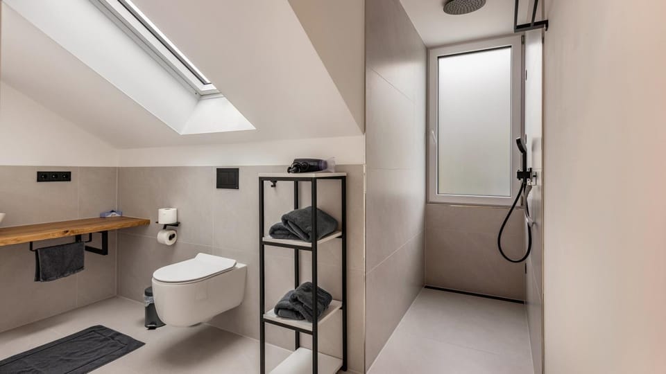 Property building, Bathroom, Living room