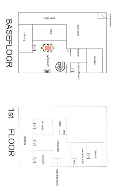 Floor plan, Text overlay