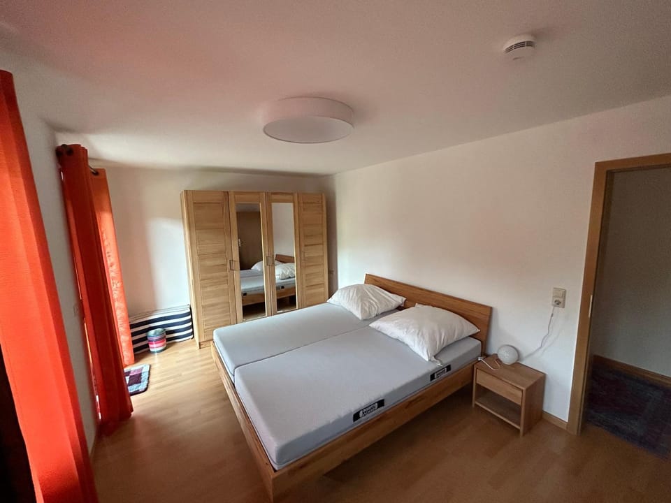 Bed, Bedroom, wardrobe