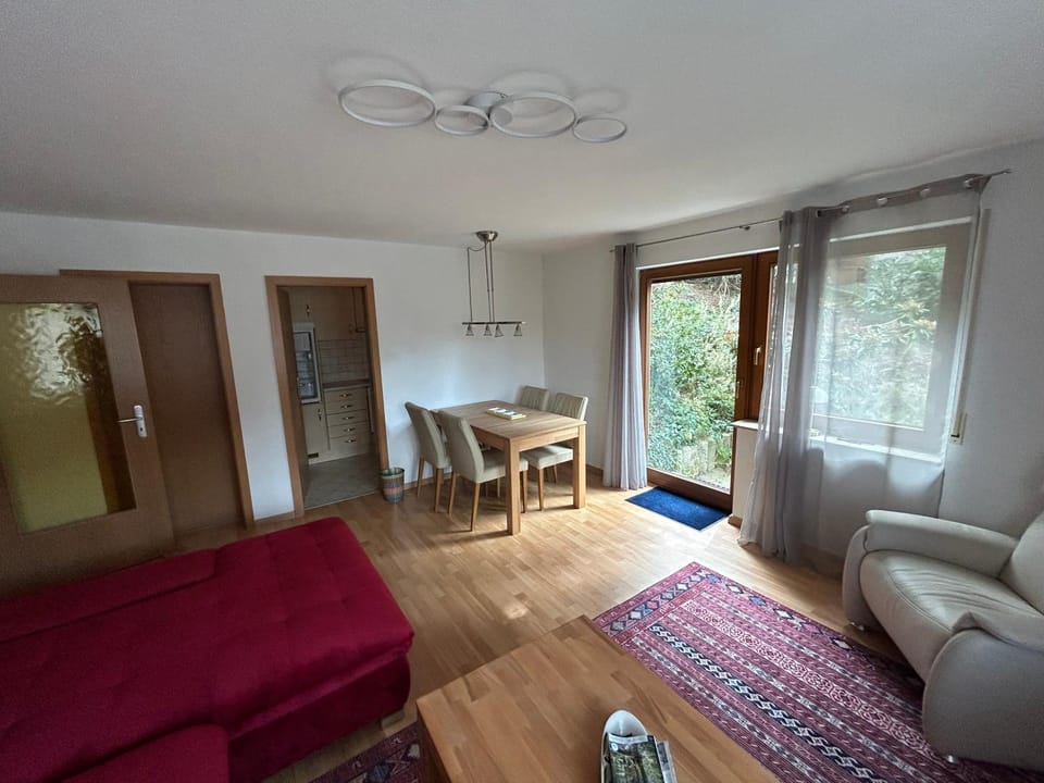 Living room, Seating area, Dining area