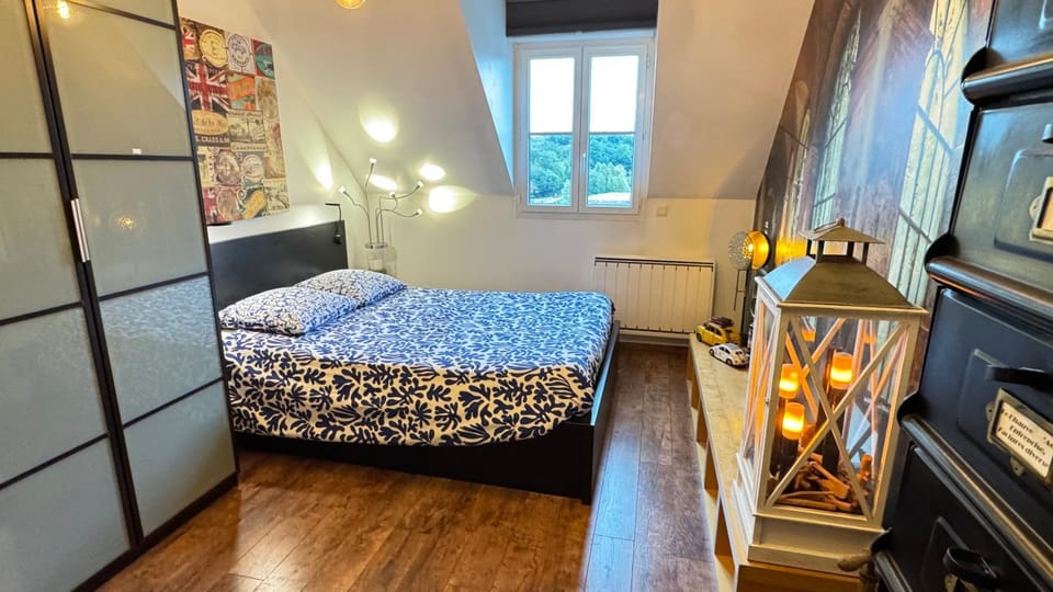 Bed, Bedroom, wardrobe