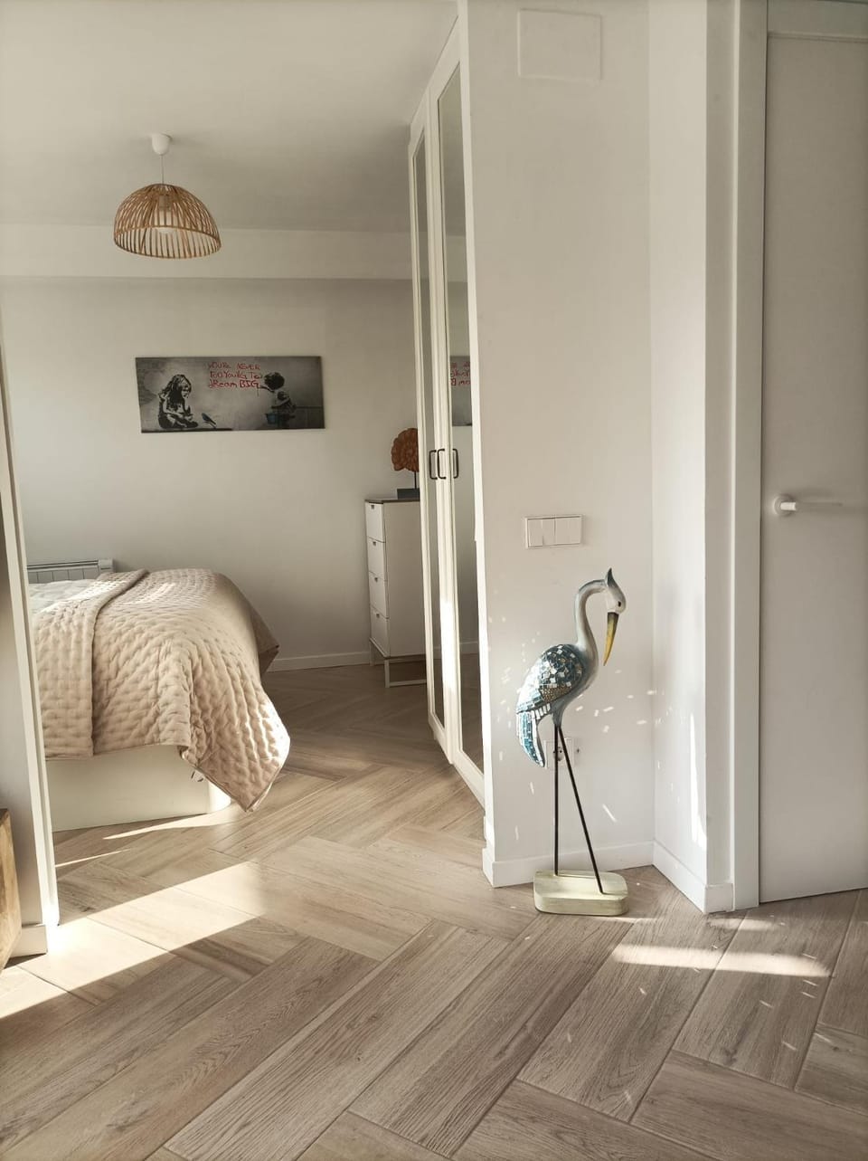 Bed, Bedroom, wardrobe