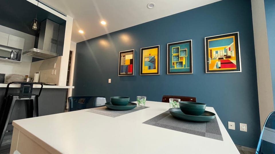 Loft MIXCOAC cerca de Todo - Trabajo o descanso - Alberca y Gym Apartment in Mexico City