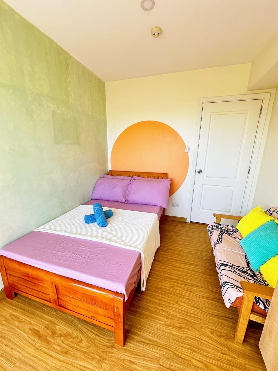 2 Bedroom Summer Themed Unit at Azure Apartment in Paranaque