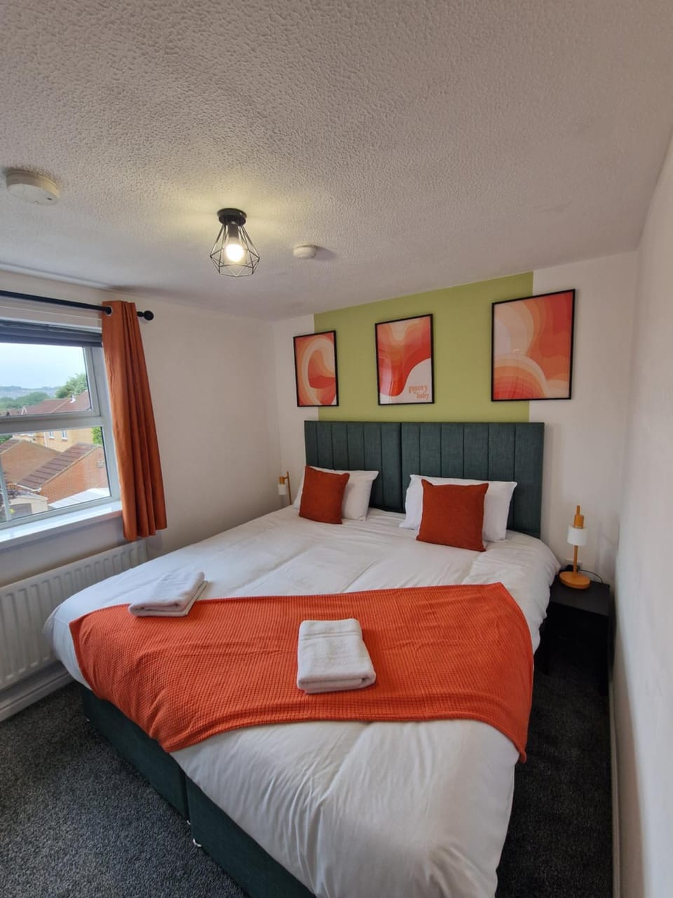 Bed, Photo of the whole room, Bedroom, heating, internet, towels