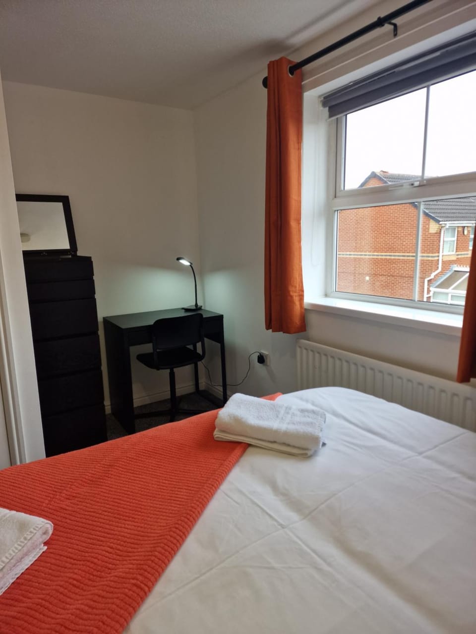 Bed, Photo of the whole room, Bedroom, heating, internet, towels