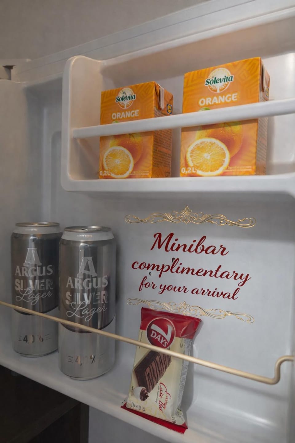 Drinks, minibar
