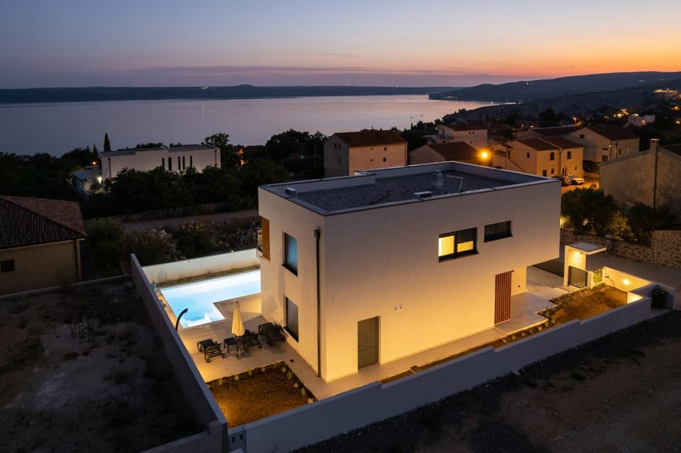 Property building, Sea view, Swimming pool, Sunset