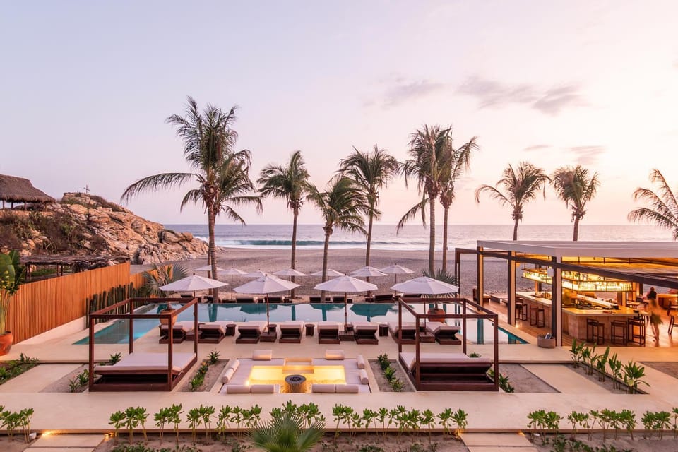 Day, Natural landscape, Beach, Pool view, Sea view, Swimming pool, sunbed