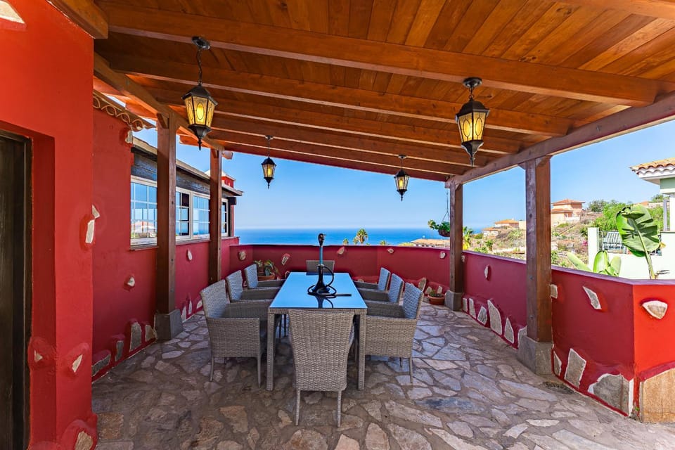 Patio, Balcony/Terrace, Dining area, Sea view