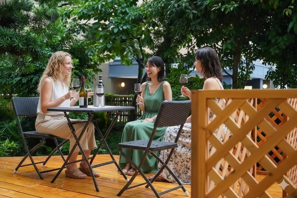 Patio, Day, People, Garden, Guests, Garden view, group of guests