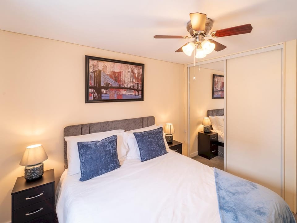 Bed, Bedroom, wardrobe
