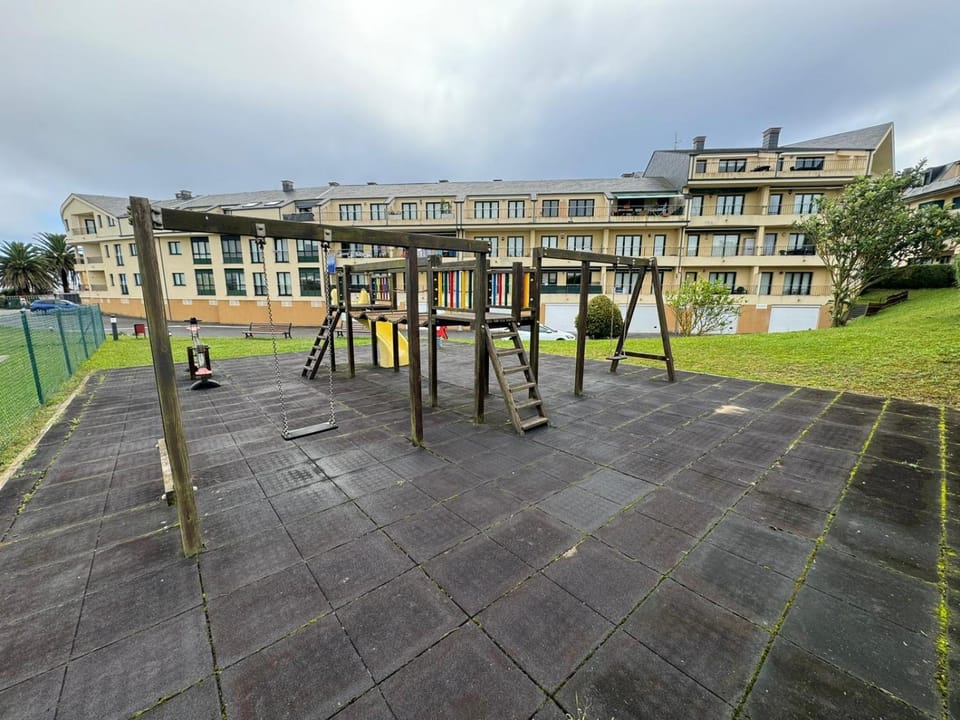 Property building, Day, Natural landscape, Children play ground