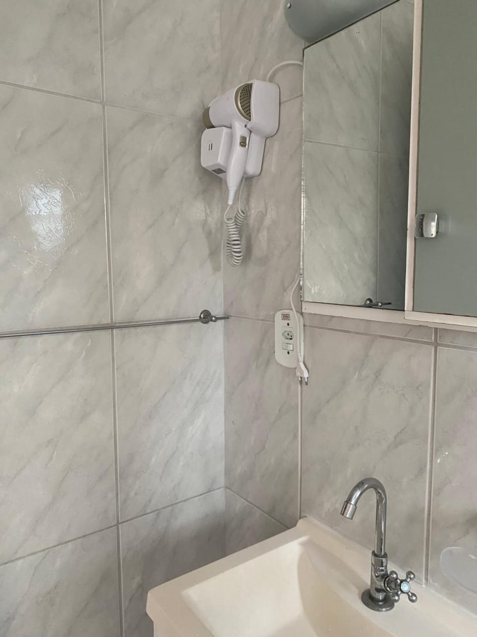 Bathroom, hair dryier