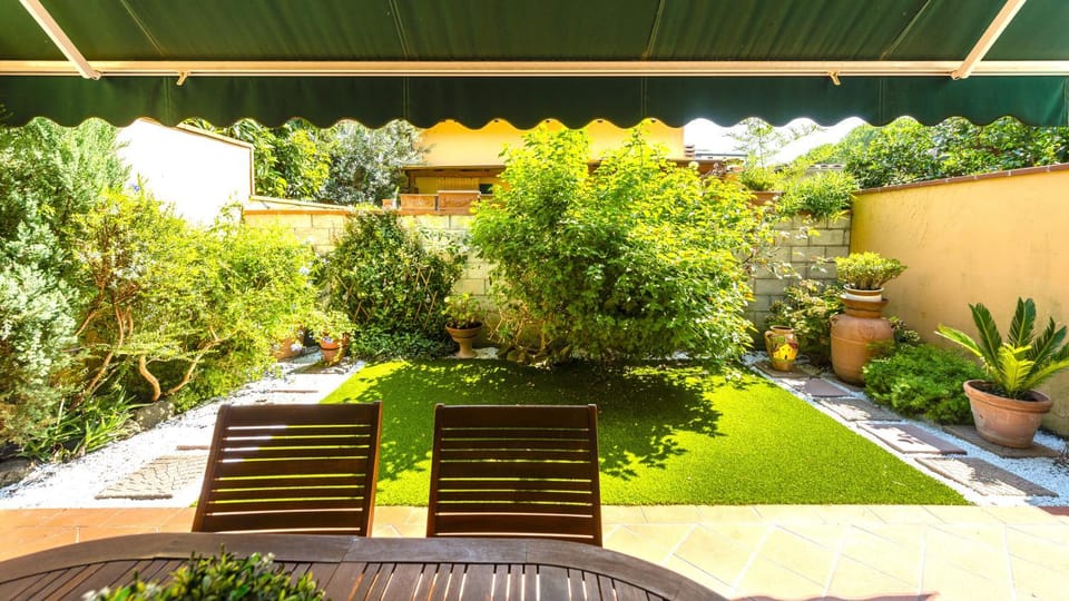 Patio, Spring, Garden, Garden view