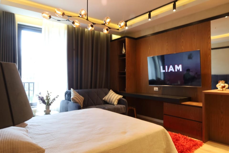 Bed, TV and multimedia