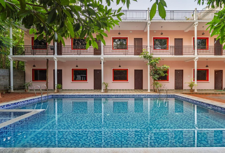 Property building, Pool view, Swimming pool