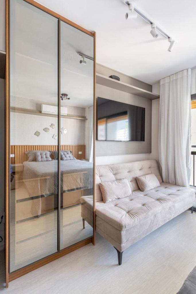 Studio novo e aconchegante próximo á Paulista, aos Hospitais Sírio Lib e 9 de Julho, Smart Fit, Andar alto Apartment in Sao Paulo City