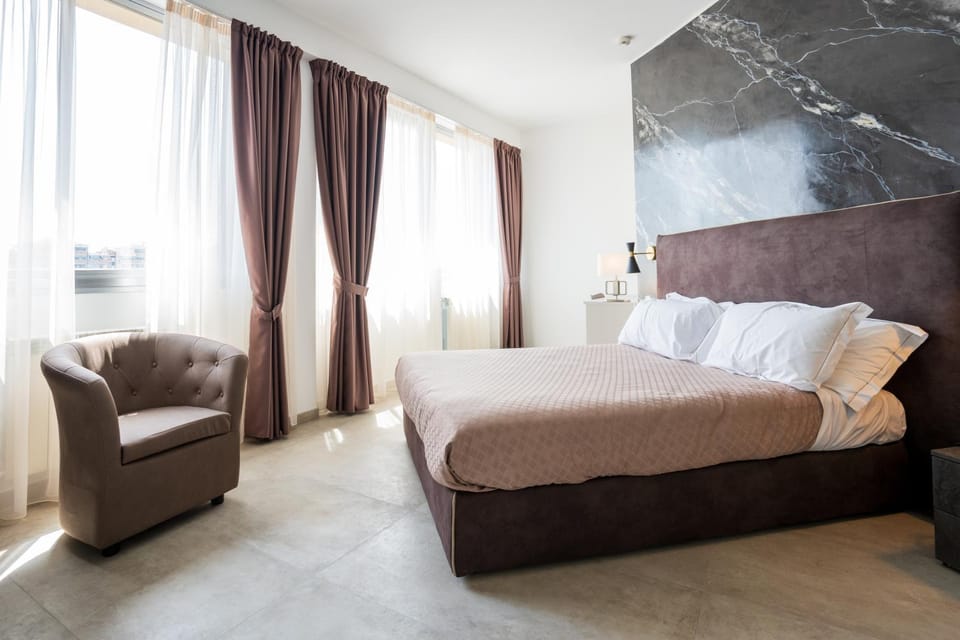 Bed, Living room, Bedroom