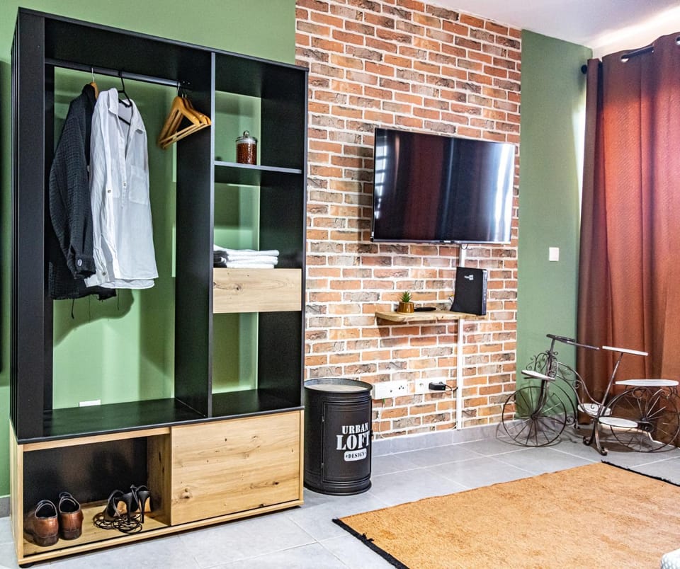 TV and multimedia, towels, wardrobe