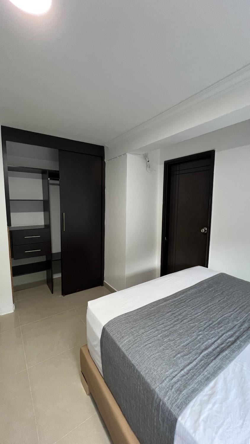 Bed, Photo of the whole room, Bedroom, wardrobe