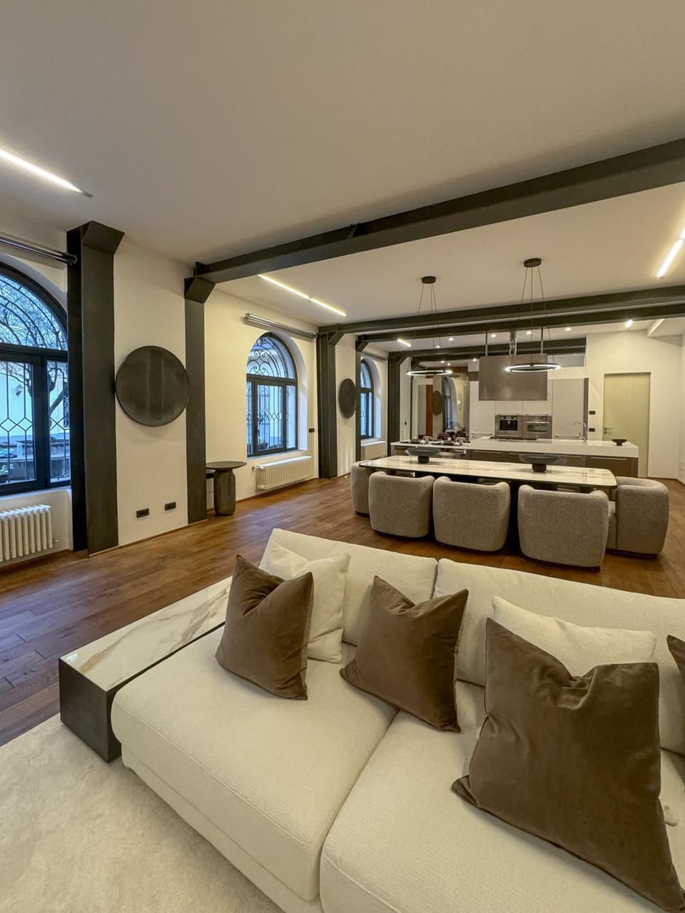 Kitchen or kitchenette, Living room