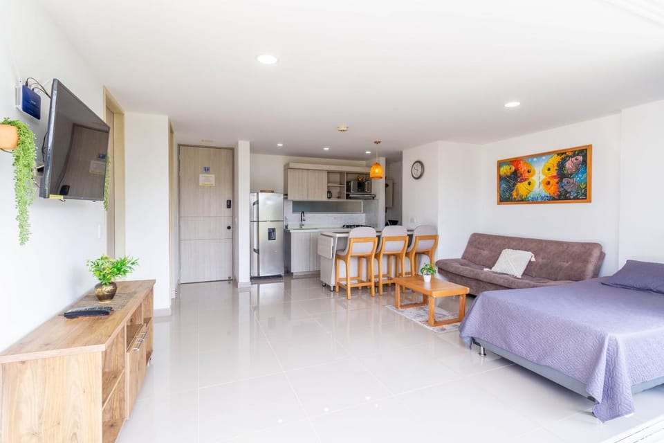 Mountain View Pool & Slide AC 5min to Town Apartment in Santa Fe de Antioquia