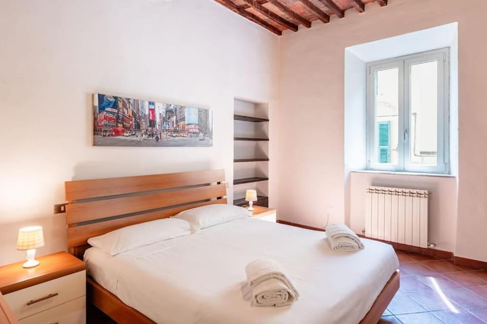 Bed, Photo of the whole room, Bedroom, internet, towels