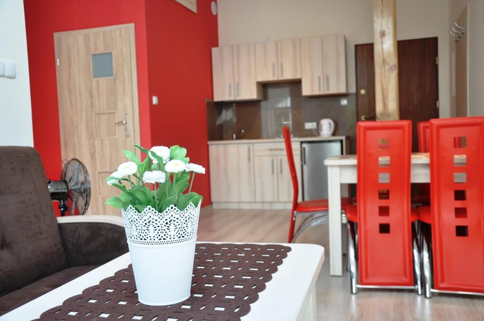Kitchen or kitchenette, Living room, Seating area