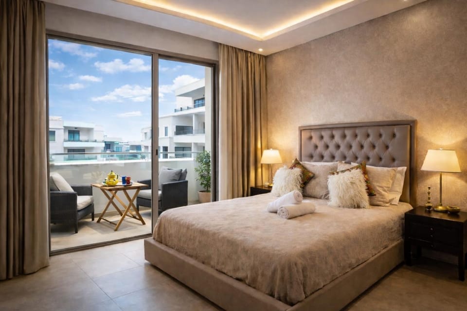 Luxury 1Ch Maarif Garage Fibre Netflix Apartment in Casablanca