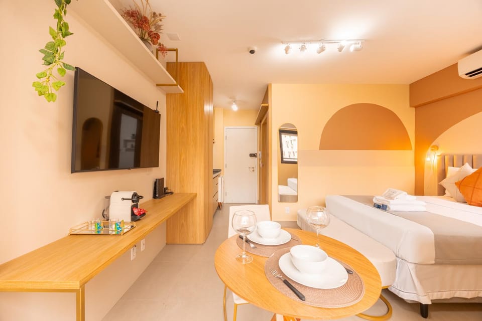 Easy Star - Oy Campo Belo by You - Amplos Studios no Novo Brooklin Apartment in Sao Paulo City