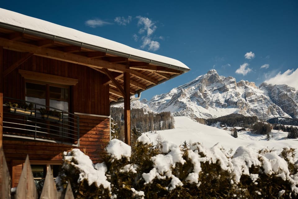 Property building, Day, Natural landscape, Winter, View (from property/room), Mountain view