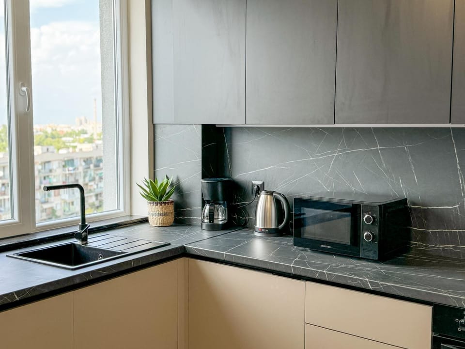 Coffee/tea facilities, View (from property/room), Kitchen or kitchenette, minibar, stove, toaster