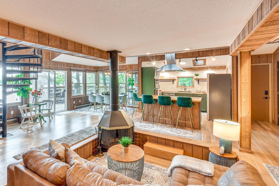 Three Rivers Cottage w/ Private Dock & Fire Pit! House in Michigan