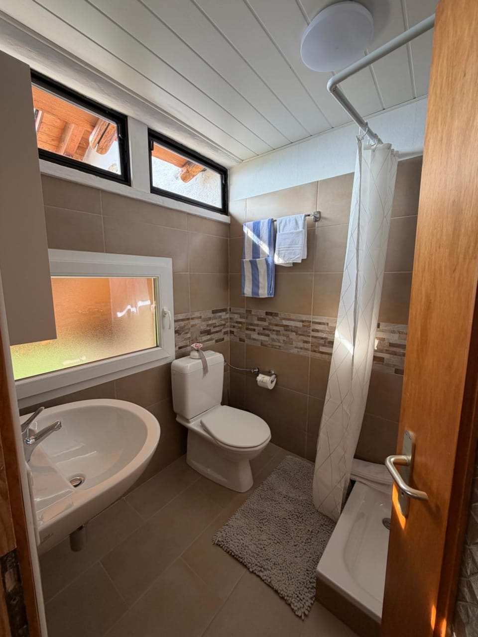 Shower, Toilet, towels