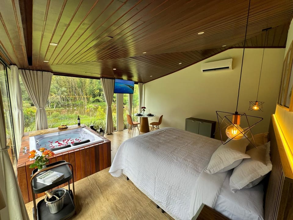 Loft Vidro View Rota do Vinho São Roque Nature lodge in Cotia
