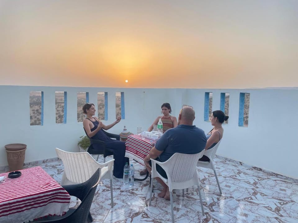 People, Sunset, Family