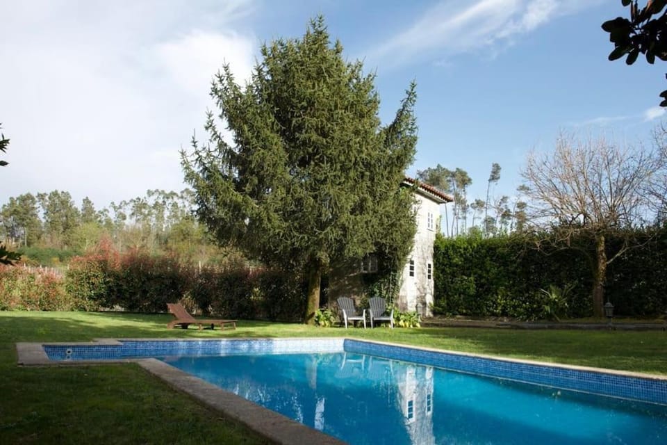 Natural landscape, Garden, Garden view, Pool view, Swimming pool
