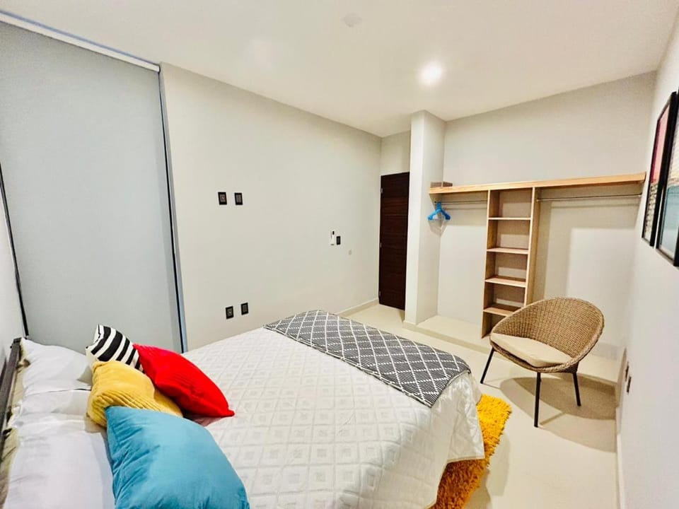 Bed, Photo of the whole room, Bedroom, wardrobe