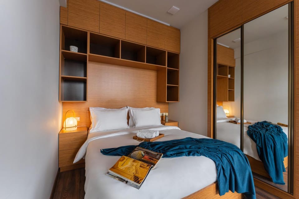 Bed, Photo of the whole room, Bedroom, wardrobe