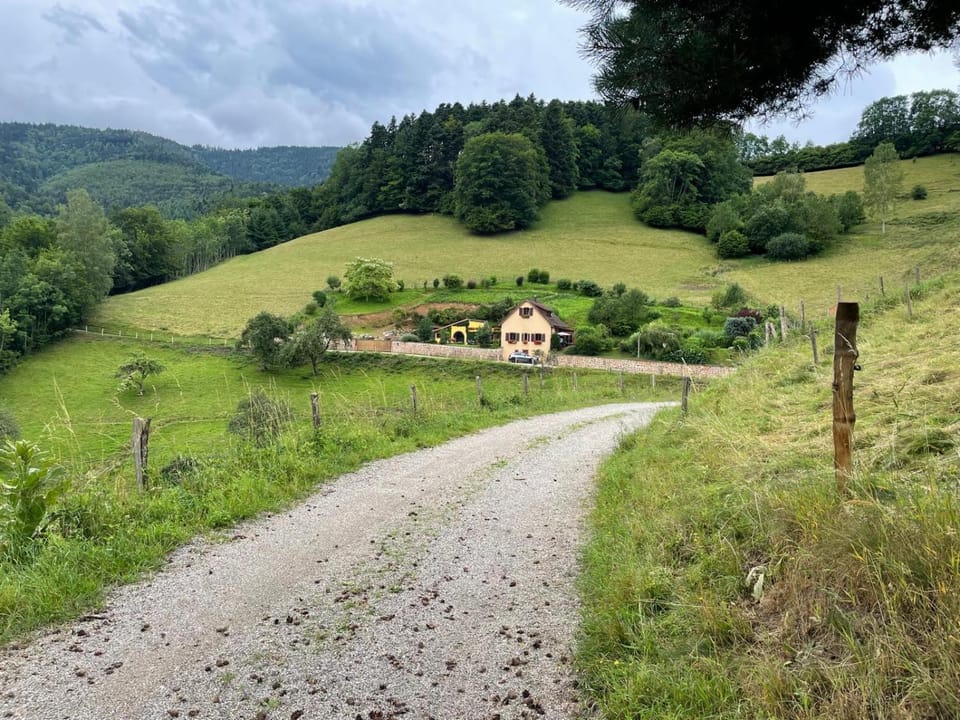 Property building, Natural landscape, Mountain view
