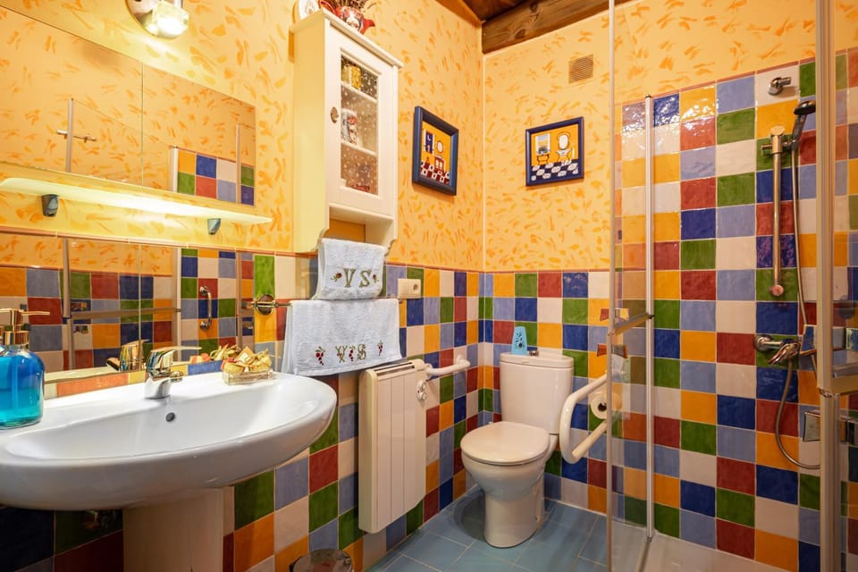 Bathroom, Living room
